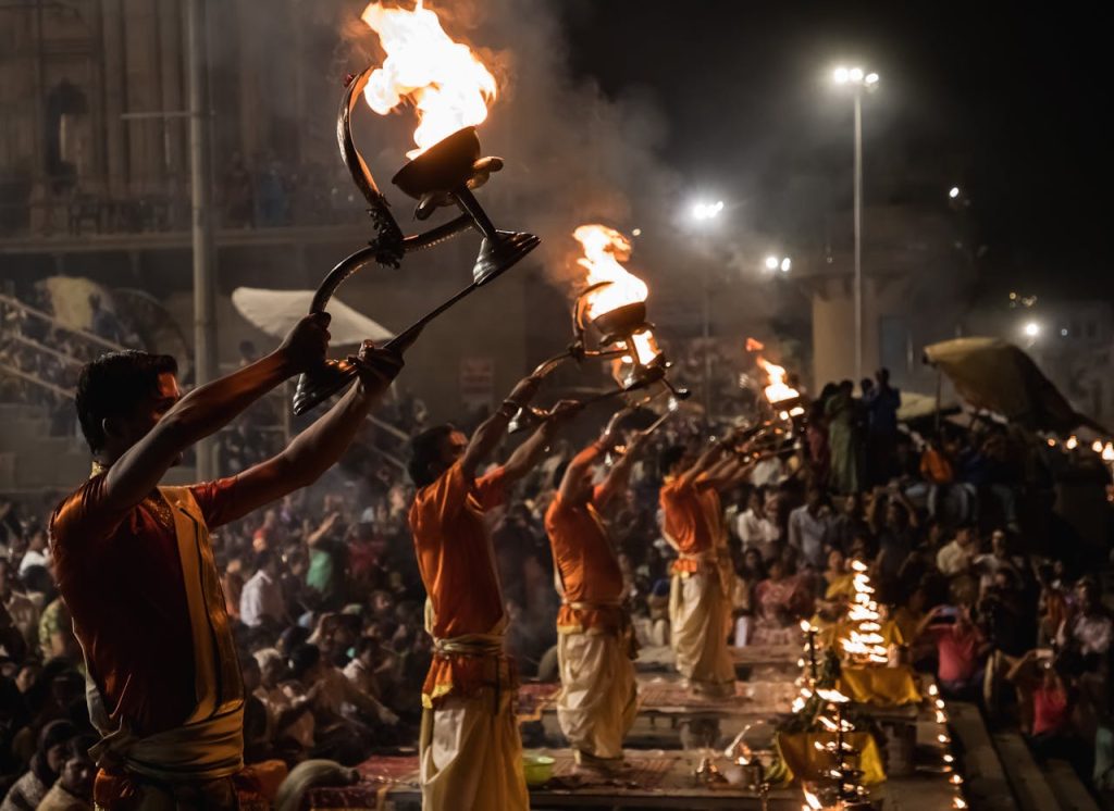 Ganga Aarti in Varanasi spiritual tour